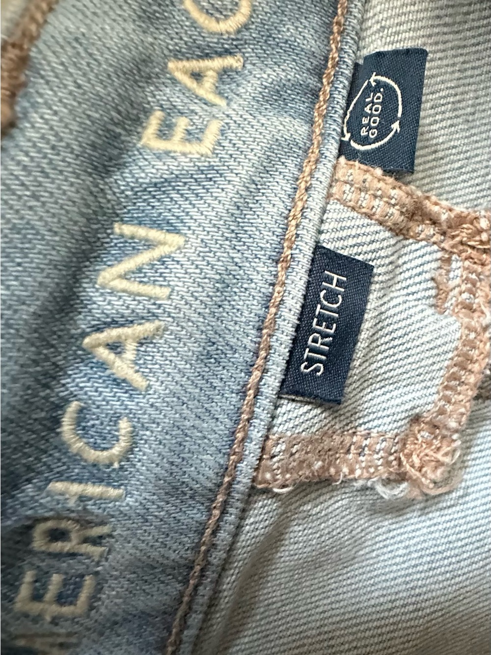 American Eagle Outfitters Light Blue Wide Leg Pants - SIZE 16 - Picture 4 of 4